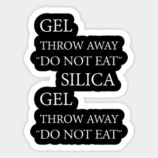 Beef jerky silica Sticker